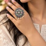 Adjustable Meenakari Ring – Elegant and Stunning Traditional Jewelry