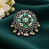 Adjustable Meenakari Ring traditional brass jewelry premium polish colorful ethnic fashion ring