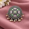 Adjustable Meenakari Ring traditional brass jewelry premium polish colorful ethnic fashion ring