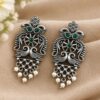Stylish Peacock Earring traditional brass jewelry premium polish elegant peacock design fashion earrings