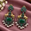 Two Tone Nandi Earring stunning traditional brass ethnic jewelry