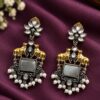 Two Tone Nandi Earring stunning traditional brass ethnic jewelry