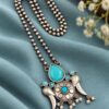 Oxidized Parrot Necklace stunning traditional brass ethnic jewelry