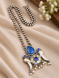Oxidized Parrot Necklace stunning traditional brass ethnic jewelry