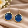 Gold Plated Round Hook Earring – Elegant Jewelry for Every Occasion 12 Gold Plated Round Hook Earring elegant brass jewelry premium gold finish