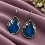 Drop Hook Earring for Elegant Everyday and Party Wear Looks - Blue