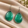 Drop Hook Earring elegant brass jewelry with premium polish