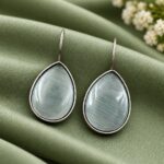 Drop Hook Earring for Elegant Everyday and Party Wear Looks - "Grey"