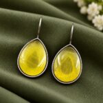 Drop Hook Earring for Elegant Everyday and Party Wear Looks - "Yellow"