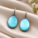 Drop Hook Earring for Elegant Everyday and Party Wear Looks - "Aqua"