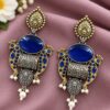 Unique Two Tone Peacock Earring with elegant peacock motif and premium brass polish