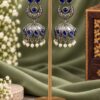 Designer Leaf Jhumka Earring with elegant leaf design and premium brass finish