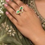 Designer Lotus Ring – Traditional Elegance for Every Occasion
