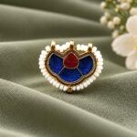 Gold Plated Flower Ring – Gorgeous Elegance for Every Special Occasion - Blue