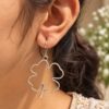 German Silver Tree Hook Earring elegant traditional ethnic jewelry for women