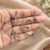 German Silver Tree Hook Earring elegant traditional ethnic jewelry for women