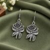 Beautiful Rose Hook Earring elegant floral jewelry for women