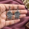 Beautiful Rose Hook Earring elegant floral jewelry for women