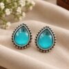 Drop Stud Earring elegant brass jewelry premium polish stylish fashion accessory