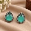 Drop Stud Earring elegant brass jewelry premium polish stylish fashion accessory