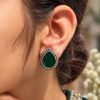 Drop Stud Earring elegant brass jewelry premium polish stylish fashion accessory