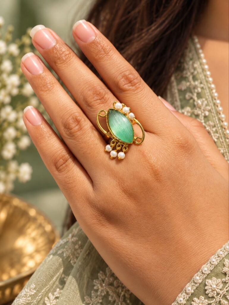 Gold Plated Stylish Ring – Premium Design for Elegant Everyday Fashion