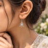 Charming Spider Earring with artistic premium brass jewelry design