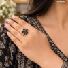 Gorgeous Beautiful Silver Flower Ring for Elegant and Minimalist Jewelry 18 Beautiful Silver Flower Ring floral brass jewelry for women