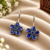 Unique Oxidized Floral Earring traditional brass floral jewelry for women