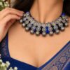 Designer Adjustable Thread Necklace with elegant traditional detailing for women