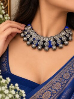 Designer Adjustable Thread Necklace with elegant traditional detailing for women