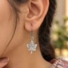 German Silver Tree Hook Earring – Elegant Tree Design Hook Jewelry