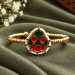 Gold Plated Meenakari Bangle – Exquisite Traditional Jewelry for Festive Styling