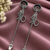 Spritiual Meenakari Earring – Exquisite Traditional Jewelry for Best Navratri Collection 8 Spritiual Meenakari Earring with colorful traditional brass jewelry detailing