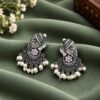 Silver Ganesha Earring traditional ethnic jewelry design