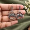 German Silver Hook Earring elegant traditional brass jewelry