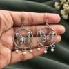 Unique Butterfly Hook Earring elegant butterfly design brass jewelry