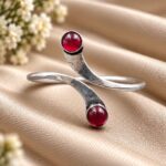 Designer Handmade Bracelet – Artistic Design for Elegant Everyday Styling - "Red"