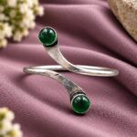 Designer Handmade Bracelet – Artistic Design for Elegant Everyday Styling - "Green"