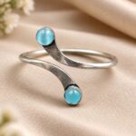 Designer Handmade Bracelet – Artistic Design for Elegant Everyday Styling - "Aqua"