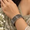 Oxidized Beautiful Openable Kada traditional brass ethnic jewelry