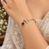 Handmade Half Moon Bracelet with elegant crescent-inspired design
