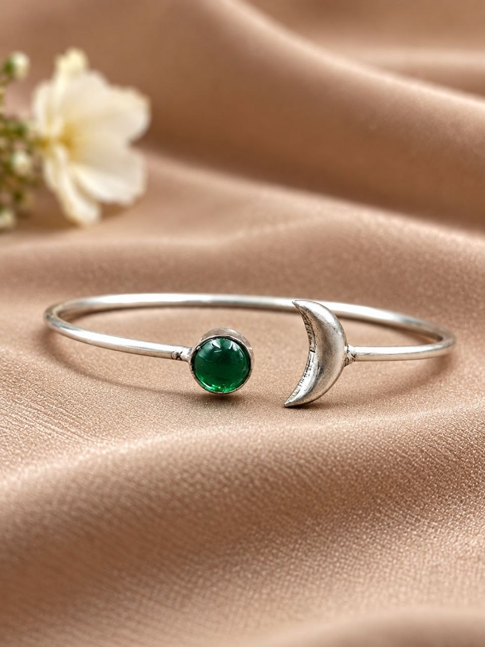 Handmade Half Moon Bracelet – Crescent Design for Elegant Traditional Styling 9 Handmade Half Moon Bracelet with elegant crescent-inspired design