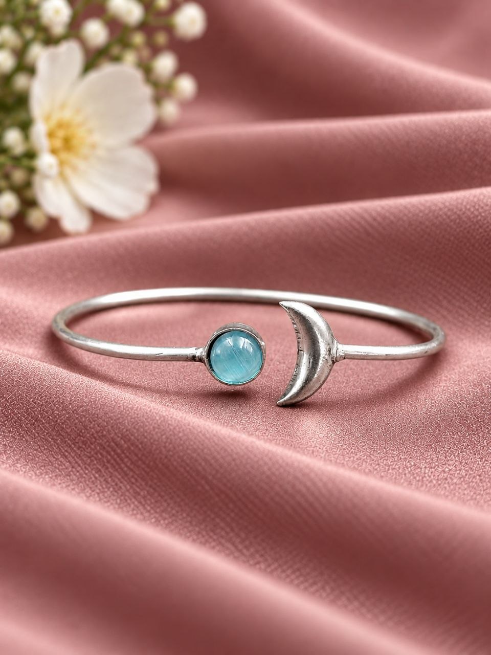 Handmade Half Moon Bracelet – Crescent Design for Elegant Traditional Styling 7 Handmade Half Moon Bracelet with elegant crescent-inspired design