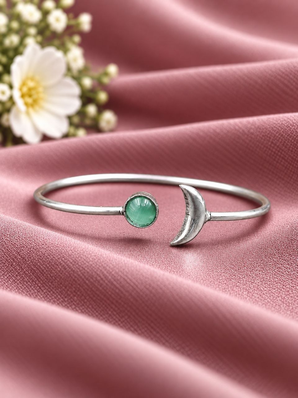 Handmade Half Moon Bracelet – Crescent Design for Elegant Traditional Styling 6 Handmade Half Moon Bracelet with elegant crescent-inspired design