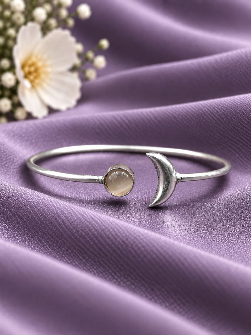 Handmade Half Moon Bracelet – Crescent Design for Elegant Traditional Styling 4 Handmade Half Moon Bracelet with elegant crescent-inspired design