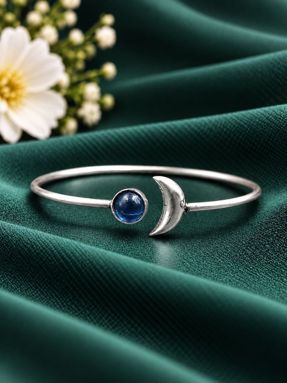 Handmade Half Moon Bracelet – Crescent Design for Elegant Traditional Styling 3 Handmade Half Moon Bracelet with elegant crescent-inspired design