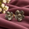 Gold Plated Flower Ring elegant floral design jewelry