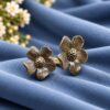 Gold Plated Flower Ring elegant floral design jewelry