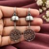 Oxidized Silver Bugadi – Traditional Maharashtrian Style for Elegant Looks 5 Oxidized Silver Bugadi traditional ethnic jewelry design